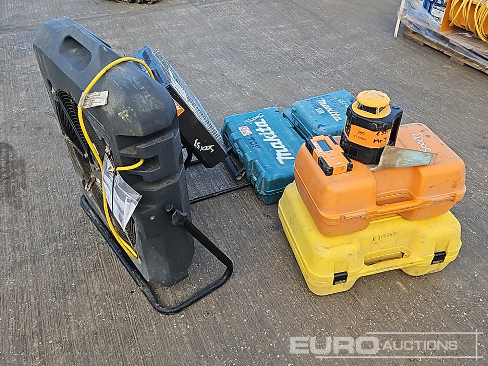 Laser Level (3 of), Makita 110Volt Heat Gun, Makita HR2470 240Volt Hammer Drill, Makita DJR186 Battery Reciprocating Saw, 110Volt Fan, 110Volt Space Heater - Construction equipment: picture 5 Laser Level (3 of), Makita 110Volt Heat Gun, Makita HR2470 240Volt Hammer Drill, Makita DJR186 Battery Reciprocating Saw, 110Volt Fan, 110Volt Space Heater - Construction equipment: picture 5