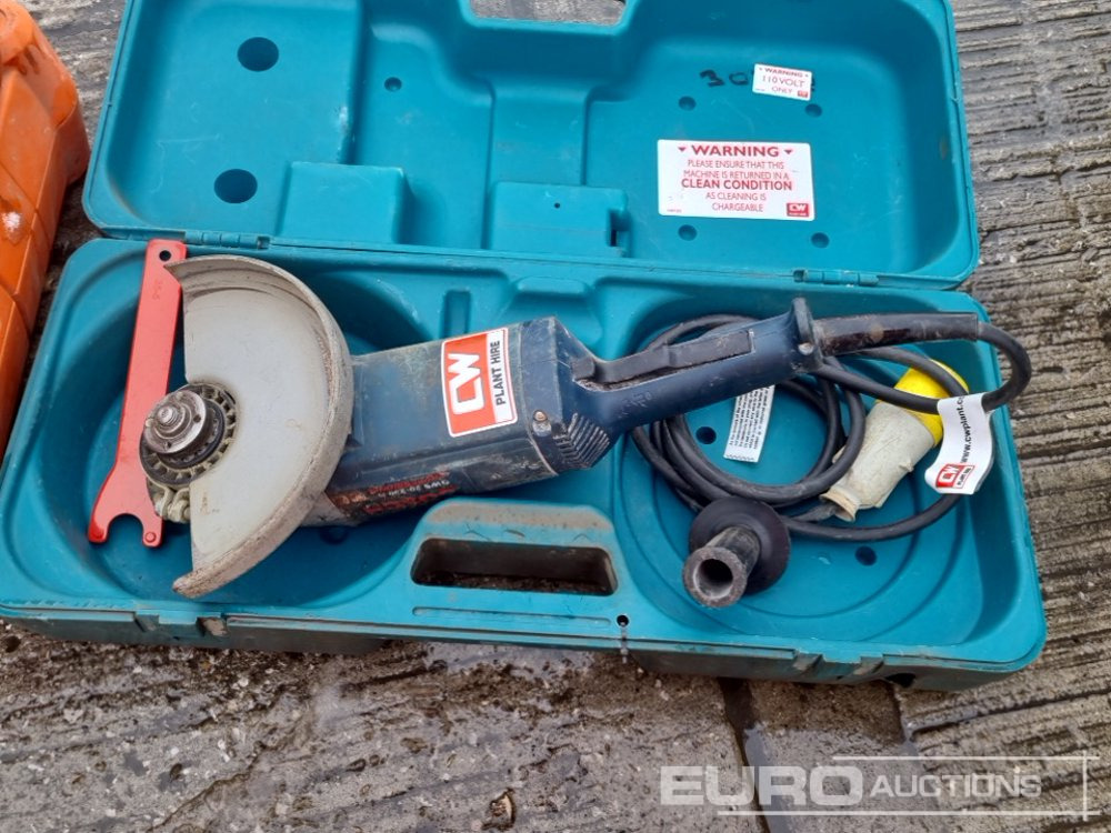 Construction equipment Radio Cable Detector (5 of), Bosch 110Volt Grinder, Bohrmaster 110Volt Mag Drill, Spitfire P370 Nail Gun, Paslode IM350+ Battery Nail Gun, Tiger APT-0600 6 Ton Adjustable Trolley: picture 31