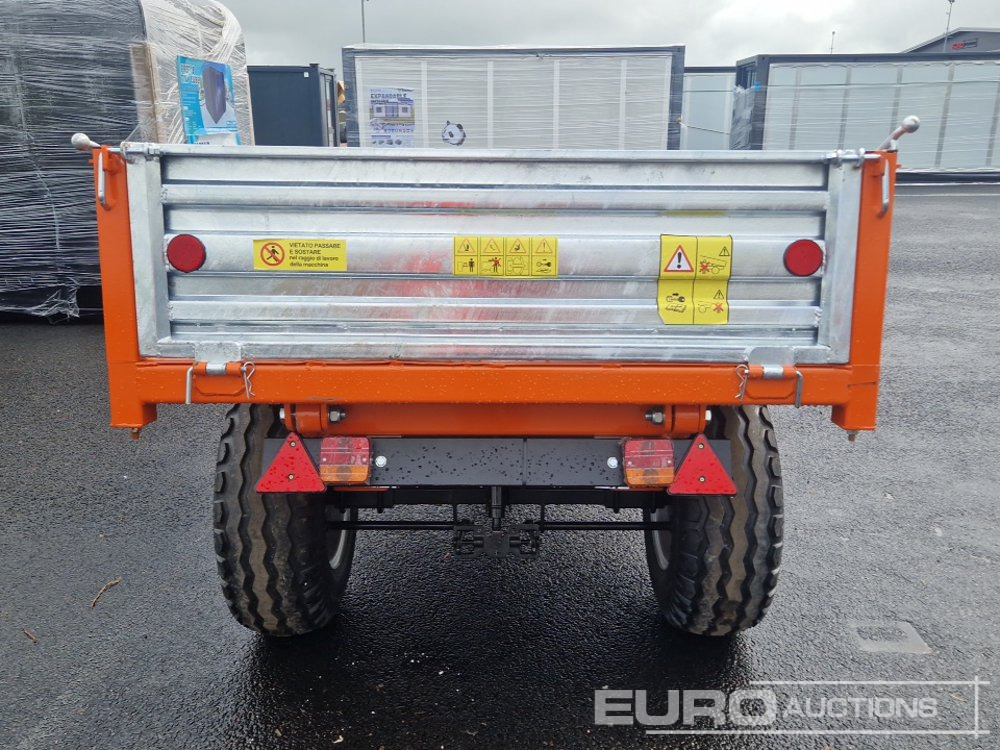 Unused 8' x 4' Single Axle Dropside Tipping Trailer - Farm trailer: picture 4 Unused 8' x 4' Single Axle Dropside Tipping Trailer - Farm trailer: picture 4