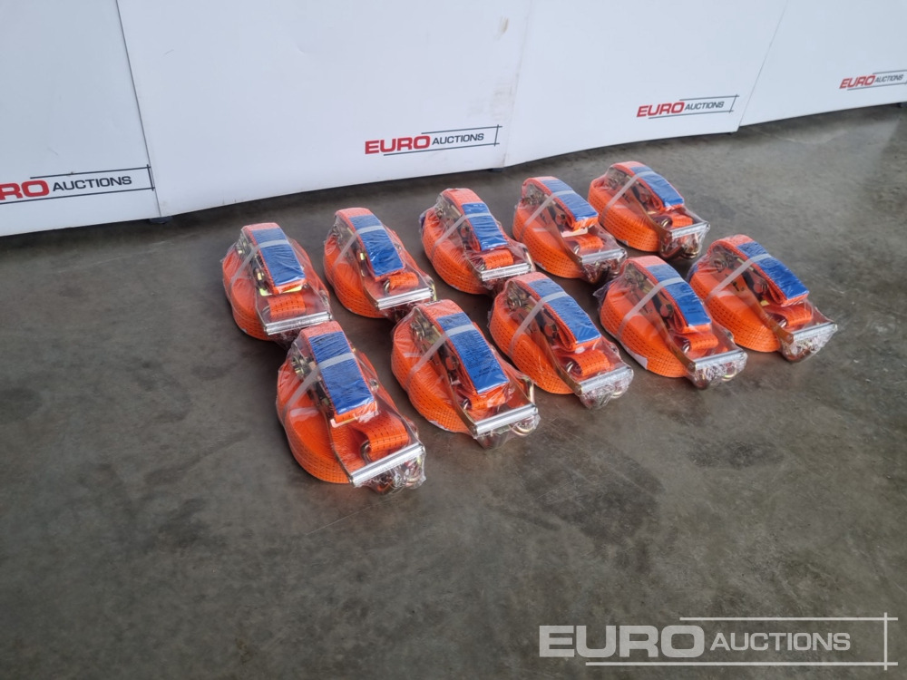 Unused Boss 10M 5T Ratchet Strap (10 of) - Construction equipment: picture 1 Unused Boss 10M 5T Ratchet Strap (10 of) - Construction equipment: picture 1