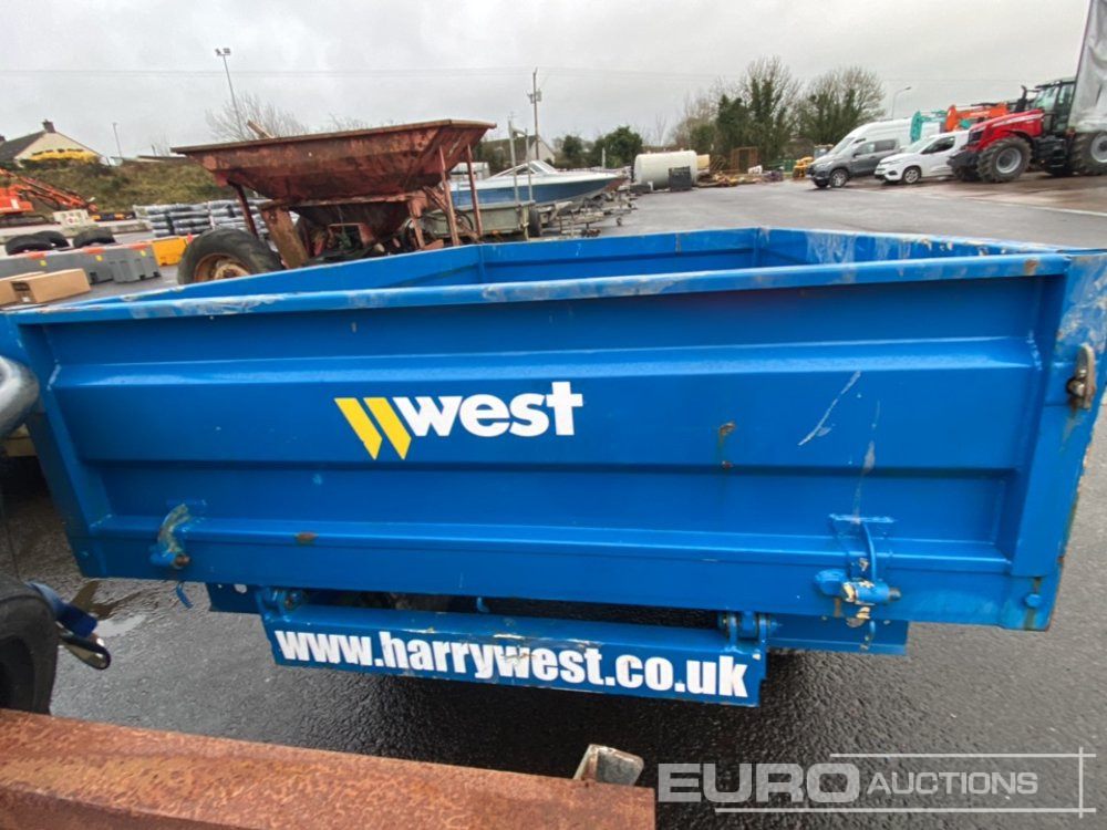 West 8' x 5' Single Axle Tipping Trailer - Farm trailer: picture 3 West 8' x 5' Single Axle Tipping Trailer - Farm trailer: picture 3