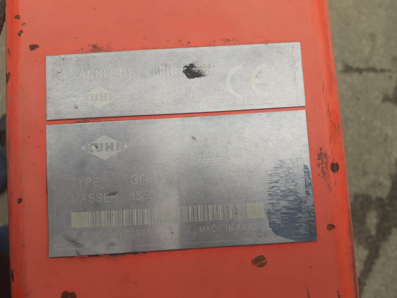 Voltafieno usato Kuhn GF 8501 T - Tedder/ Rake: picture 5 Voltafieno usato Kuhn GF 8501 T - Tedder/ Rake: picture 5