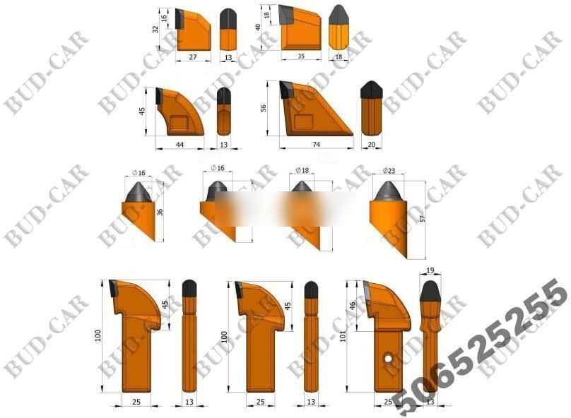 New węglikiem spiekanym Rock Combo for asphalt milling machine - Spare parts for Cold planer: picture 4 New węglikiem spiekanym Rock Combo for asphalt milling machine - Spare parts for Cold planer: picture 4