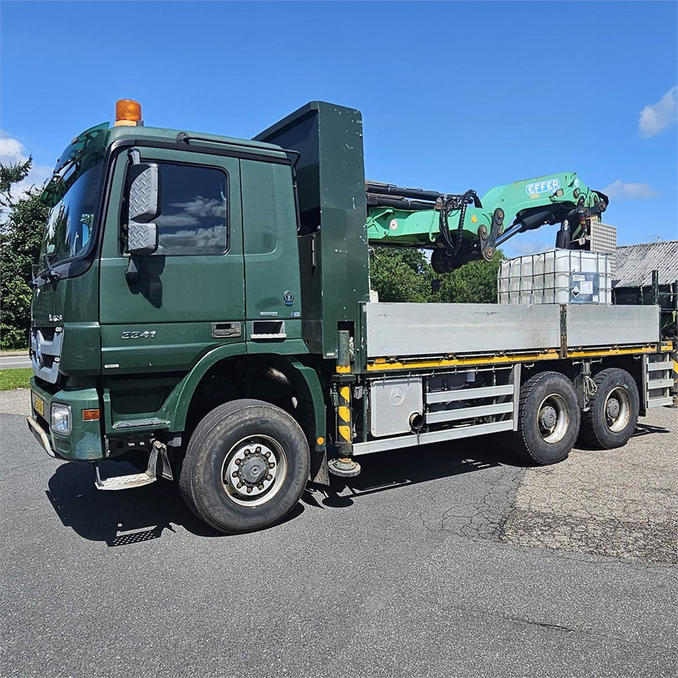 Mercedes Actros 3341 A BlueTec 5 - Dropside/ Flatbed truck, Crane truck: picture 1 Mercedes Actros 3341 A BlueTec 5 - Dropside/ Flatbed truck, Crane truck: picture 1