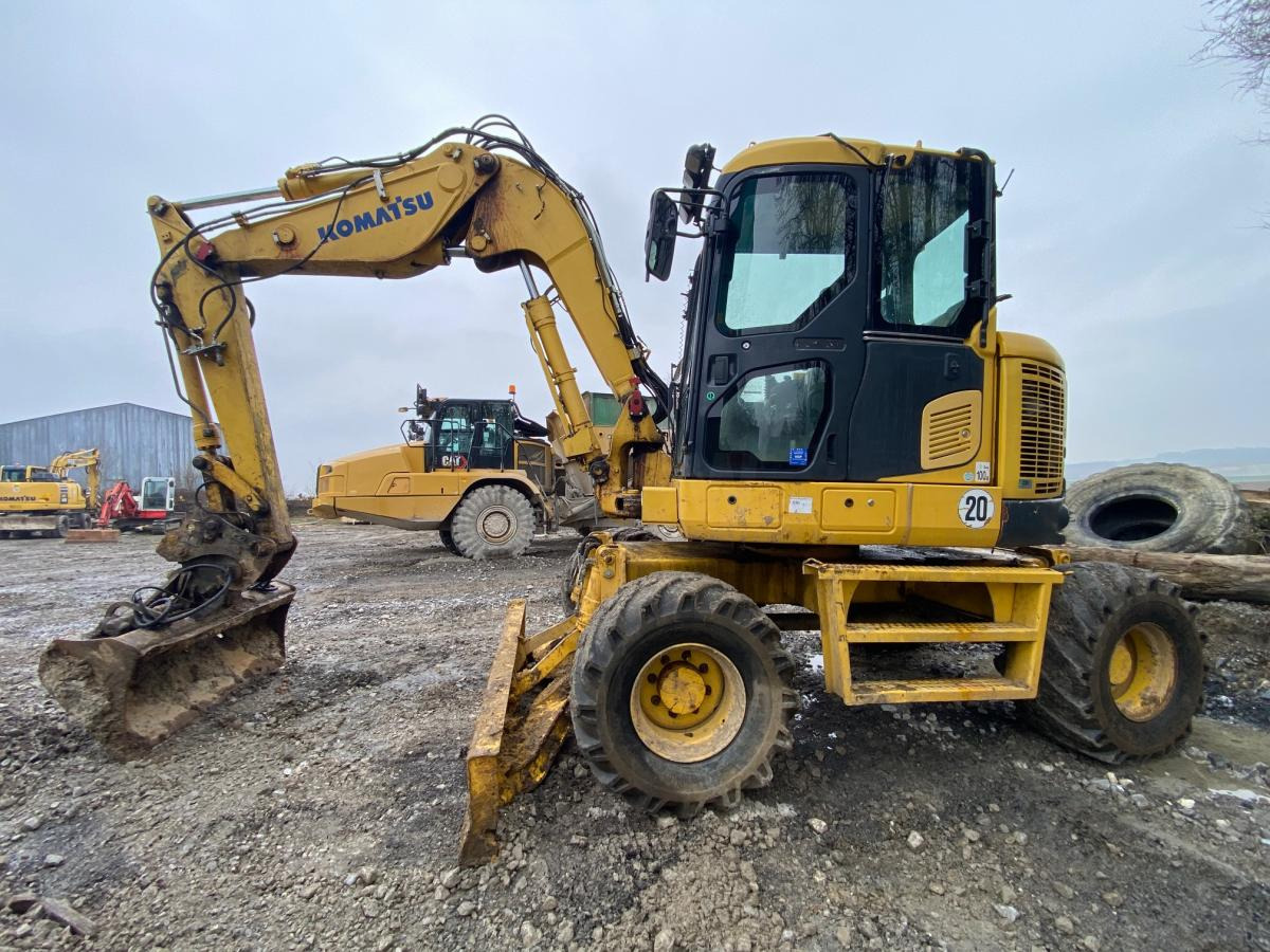 Komatsu PW118MR-8 - Wheel excavator: picture 1 Komatsu PW118MR-8 - Wheel excavator: picture 1
