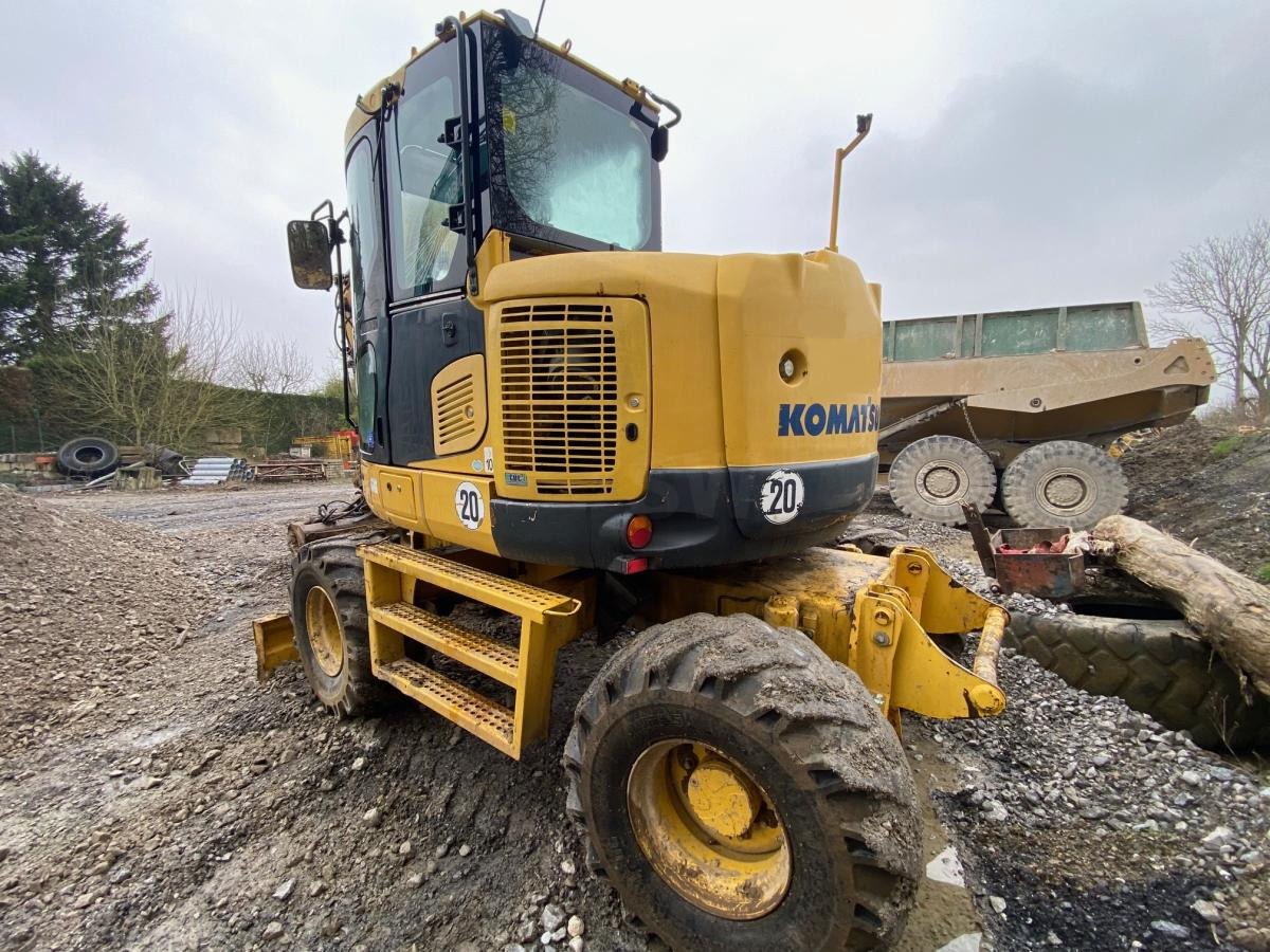 Komatsu PW118MR-8 - Wheel excavator: picture 4 Komatsu PW118MR-8 - Wheel excavator: picture 4