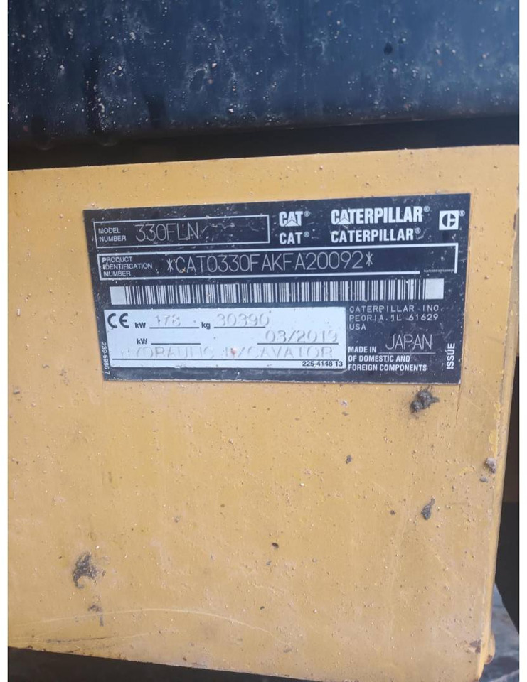 Crawler excavator CAT 330F: picture 6 Crawler excavator CAT 330F: picture 6