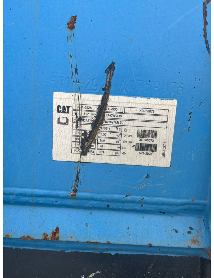 CAT CW20S/HD/1200MM/760L - Excavator bucket: picture 2 CAT CW20S/HD/1200MM/760L - Excavator bucket: picture 2