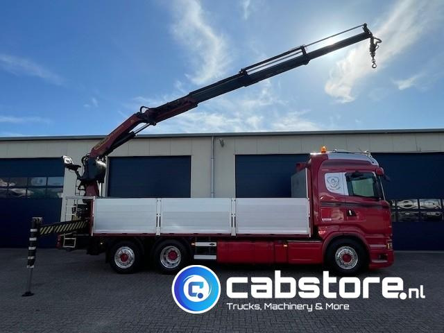 Scania R520 LB6X2*4HNB Euro 6 - Bouwjaar 2013 - Highline - Opticruise - Open box + Palfinger PK 24001-K B Autolaadkraan - Good condition ! - Dropside/ Flatbed truck, Crane truck: picture 3 Scania R520 LB6X2*4HNB Euro 6 - Bouwjaar 2013 - Highline - Opticruise - Open box + Palfinger PK 24001-K B Autolaadkraan - Good condition ! - Dropside/ Flatbed truck, Crane truck: picture 3