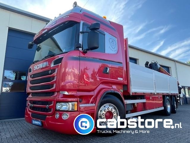 Scania R520 LB6X2*4HNB Euro 6 - Bouwjaar 2013 - Highline - Opticruise - Open box + Palfinger PK 24001-K B Autolaadkraan - Good condition ! - Dropside/ Flatbed truck, Crane truck: picture 1 Scania R520 LB6X2*4HNB Euro 6 - Bouwjaar 2013 - Highline - Opticruise - Open box + Palfinger PK 24001-K B Autolaadkraan - Good condition ! - Dropside/ Flatbed truck, Crane truck: picture 1