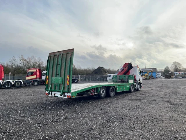 Scania P450 8X2*6 Knæklad + Kran HMF1820 – Machinetransporter - Autotransporter truck, Crane truck: picture 4 Scania P450 8X2*6 Knæklad + Kran HMF1820 – Machinetransporter - Autotransporter truck, Crane truck: picture 4