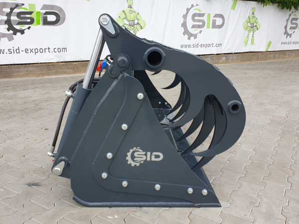 SID GREIFSCHAUFEL GEBRANNTE ZINKEN / Grab bucket burned tines 1,0 m - Clamshell bucket for Farm tractor: picture 2 SID GREIFSCHAUFEL GEBRANNTE ZINKEN / Grab bucket burned tines 1,0 m - Clamshell bucket for Farm tractor: picture 2