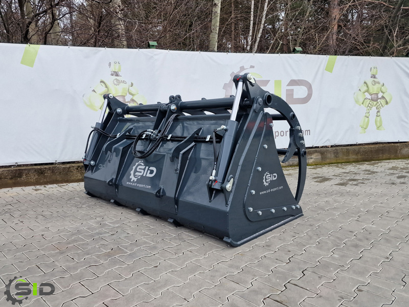SID GREIFSCHAUFEL XXL GEBRANNTE ZINKEN / BMS Godet Crocodile / Grab bucket crocodile 2,2 - Clamshell bucket for Loader bucket: picture 3 SID GREIFSCHAUFEL XXL GEBRANNTE ZINKEN / BMS Godet Crocodile / Grab bucket crocodile 2,2 - Clamshell bucket for Loader bucket: picture 3