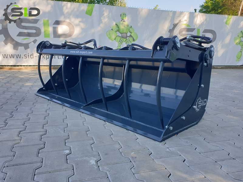 SID Greifschaufel Krokodilschaufel Silagegreifer S / Grab bucket forged tines S 1,2 m - Clamshell bucket for Clamshell bucket: picture 1 SID Greifschaufel Krokodilschaufel Silagegreifer S / Grab bucket forged tines S 1,2 m - Clamshell bucket for Clamshell bucket: picture 1
