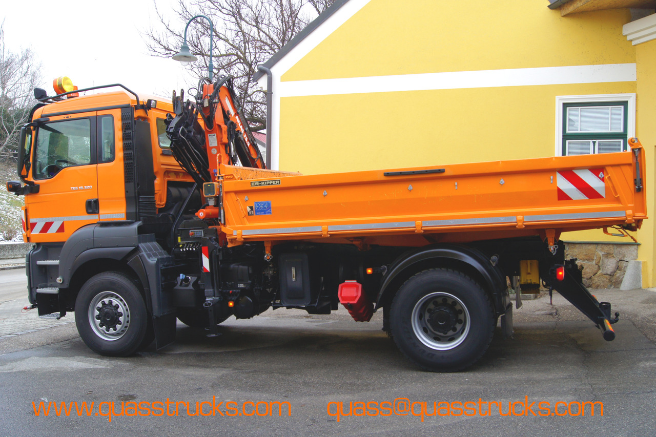 MAN TGS 18.320 BL 4x4 / ATLAS 75.2 / MEILLER / Winterdienst - Tipper, Crane truck: picture 3 MAN TGS 18.320 BL 4x4 / ATLAS 75.2 / MEILLER / Winterdienst - Tipper, Crane truck: picture 3