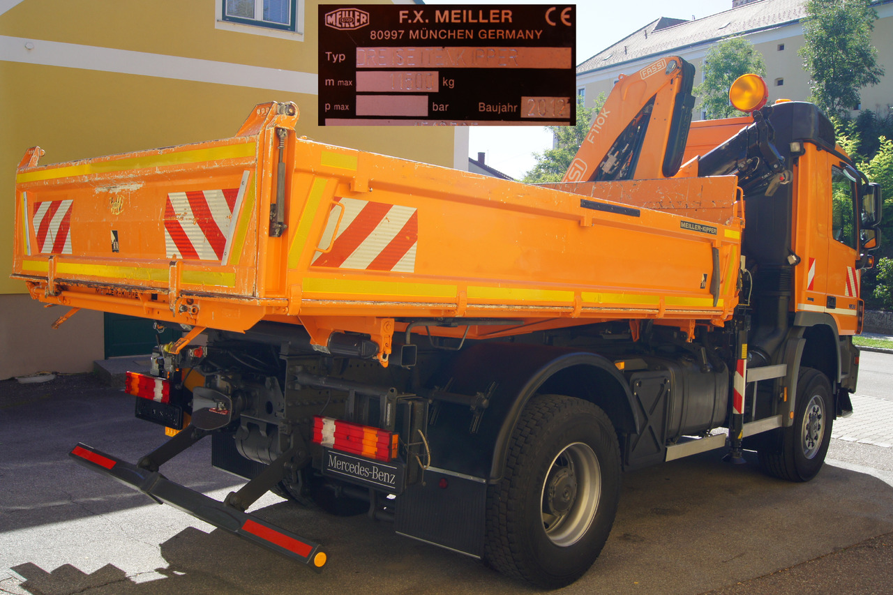 MERCEDES-BENZ ACTROS 1836 /4x4/TÜV/FASSI 110/MEILLER/Winterdienst/Wechselsystem - Snow removal vehicle: picture 4 MERCEDES-BENZ ACTROS 1836 /4x4/TÜV/FASSI 110/MEILLER/Winterdienst/Wechselsystem - Snow removal vehicle: picture 4