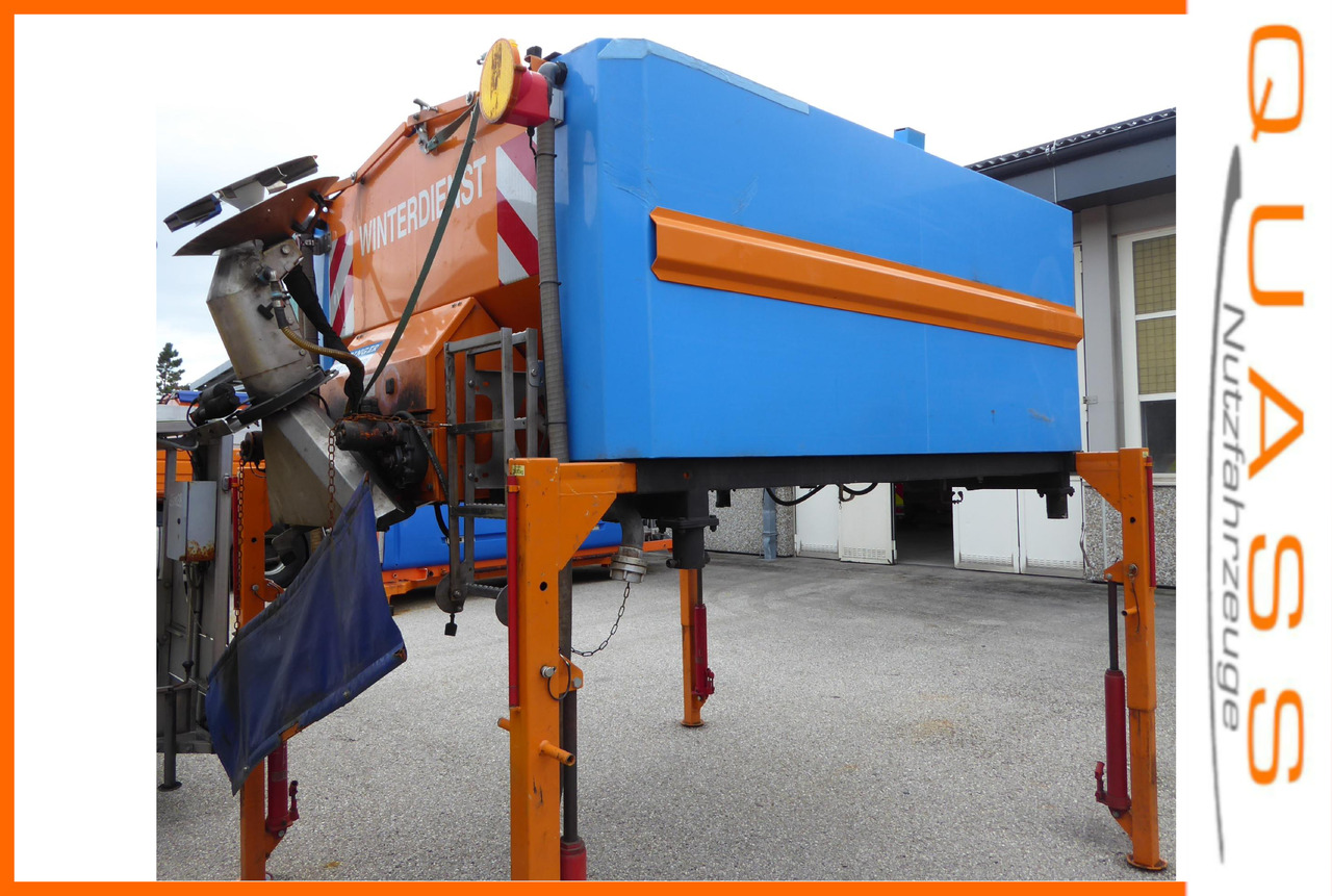 SPRINGER AS 280/Unimog U400 U500/4m³ Feuchtsalzstreuer/Salzstreuer/Streuer - Sand/ Salt spreader: picture 1 SPRINGER AS 280/Unimog U400 U500/4m³ Feuchtsalzstreuer/Salzstreuer/Streuer - Sand/ Salt spreader: picture 1