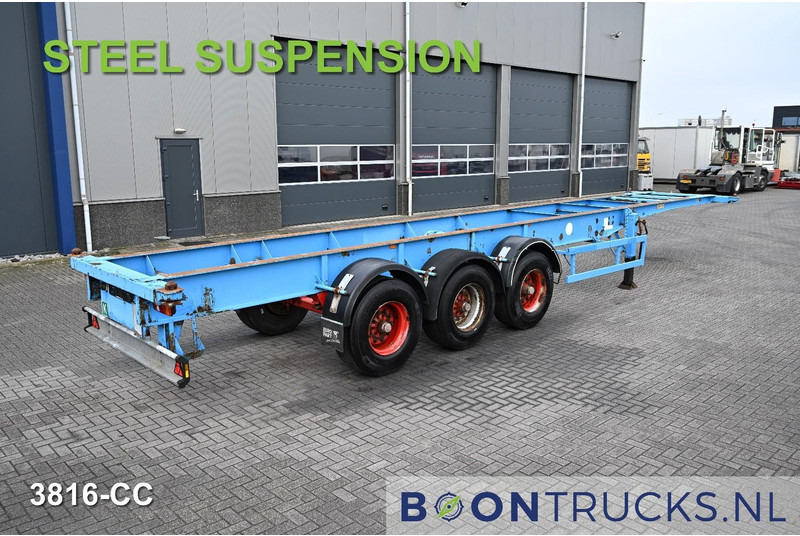 Blumhardt Cont.-Sal 40.24 E FIXED CHASSIS | 40ft * STEEL SUSPENSION * BPW / DRUM - Container transporter/ Swap body semi-trailer: picture 1 Blumhardt Cont.-Sal 40.24 E FIXED CHASSIS | 40ft * STEEL SUSPENSION * BPW / DRUM - Container transporter/ Swap body semi-trailer: picture 1