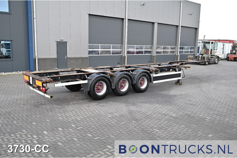 Pacton T3-007 2x20-40-45ft HC * LIFT AXLE * BPW * NL TRAILER - Container transporter/ Swap body semi-trailer: picture 1 Pacton T3-007 2x20-40-45ft HC * LIFT AXLE * BPW * NL TRAILER - Container transporter/ Swap body semi-trailer: picture 1