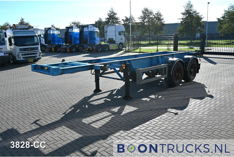 Schweriner Nutzfahrzeuge CS 20 CHASSIS | 20ft * STEEL SUSPENSION * BPW/DRUM * 9x AVAILABLE - Container transporter/ Swap body semi-trailer: picture 4 Schweriner Nutzfahrzeuge CS 20 CHASSIS | 20ft * STEEL SUSPENSION * BPW/DRUM * 9x AVAILABLE - Container transporter/ Swap body semi-trailer: picture 4