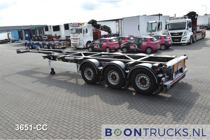 Van Hool A3C002 2x20-30-40-45ft HC * LIFT AXLE * SAF / DISC * EXTENDABLE REAR - Container transporter/ Swap body semi-trailer: picture 3 Van Hool A3C002 2x20-30-40-45ft HC * LIFT AXLE * SAF / DISC * EXTENDABLE REAR - Container transporter/ Swap body semi-trailer: picture 3