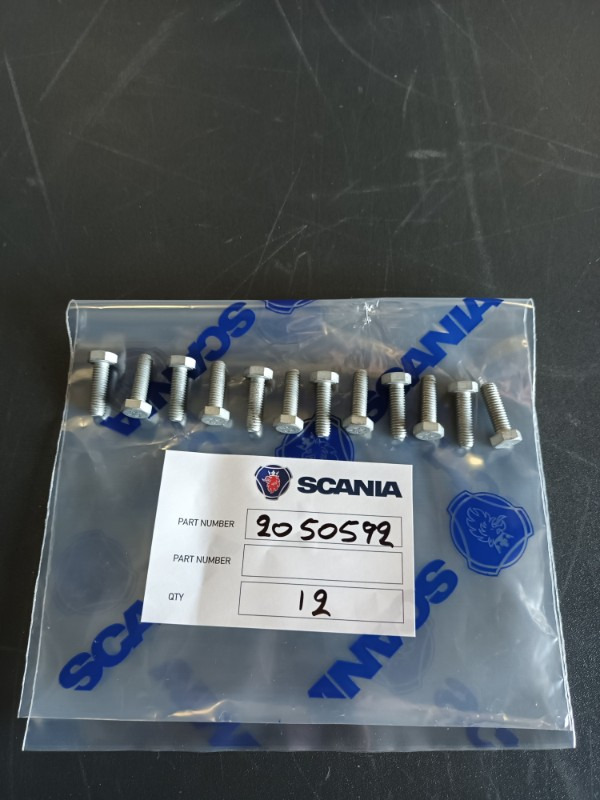 SCANIA HEXAGON SCREW 2050592 - Frame/ Chassis for Truck: picture 1 SCANIA HEXAGON SCREW 2050592 - Frame/ Chassis for Truck: picture 1