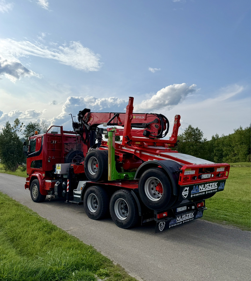 SCANIA R580 - Logging truck, Crane truck: picture 4 SCANIA R580 - Logging truck, Crane truck: picture 4