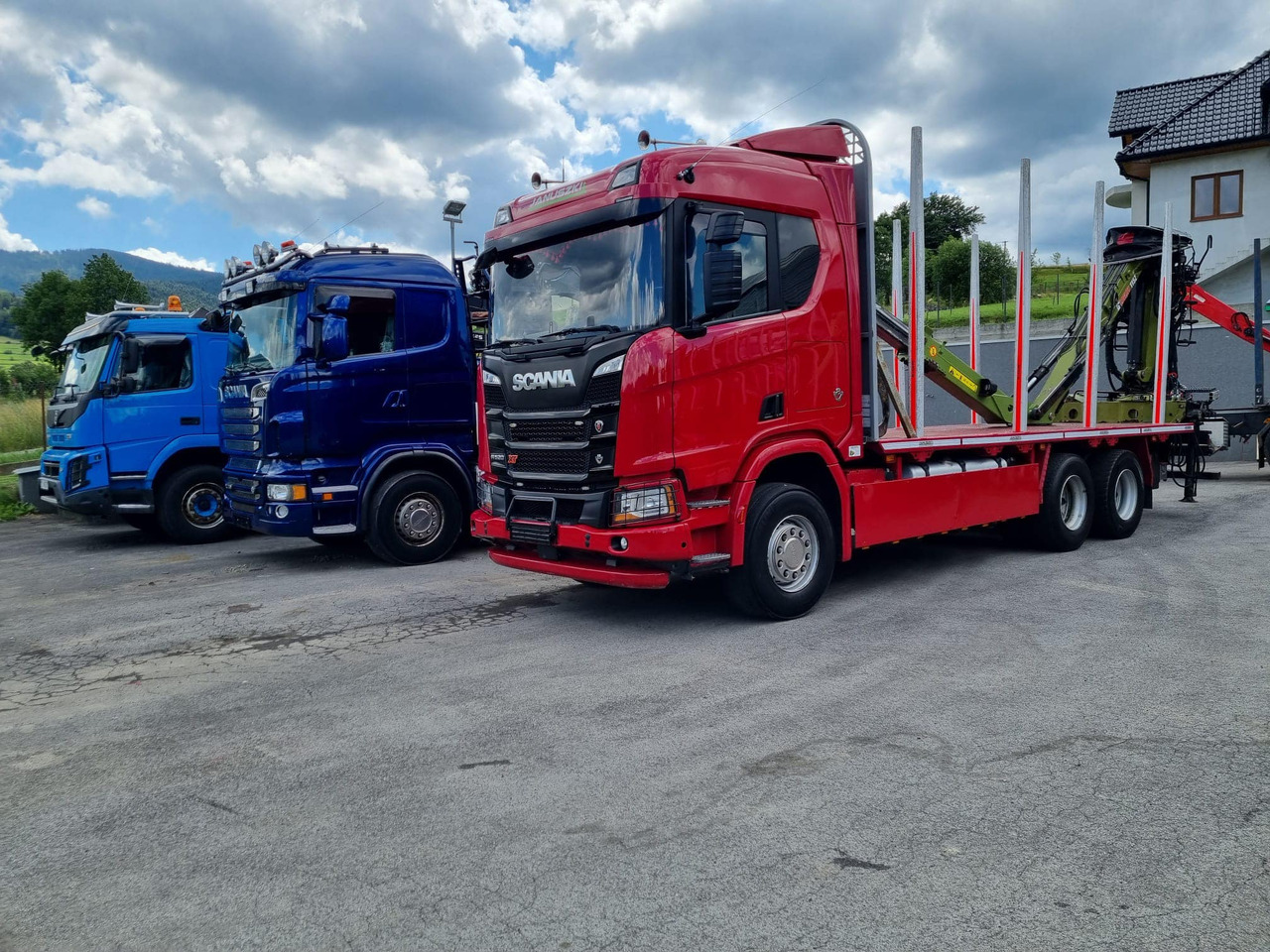 Scania R520 XT V8 - Logging truck: picture 5 Scania R520 XT V8 - Logging truck: picture 5