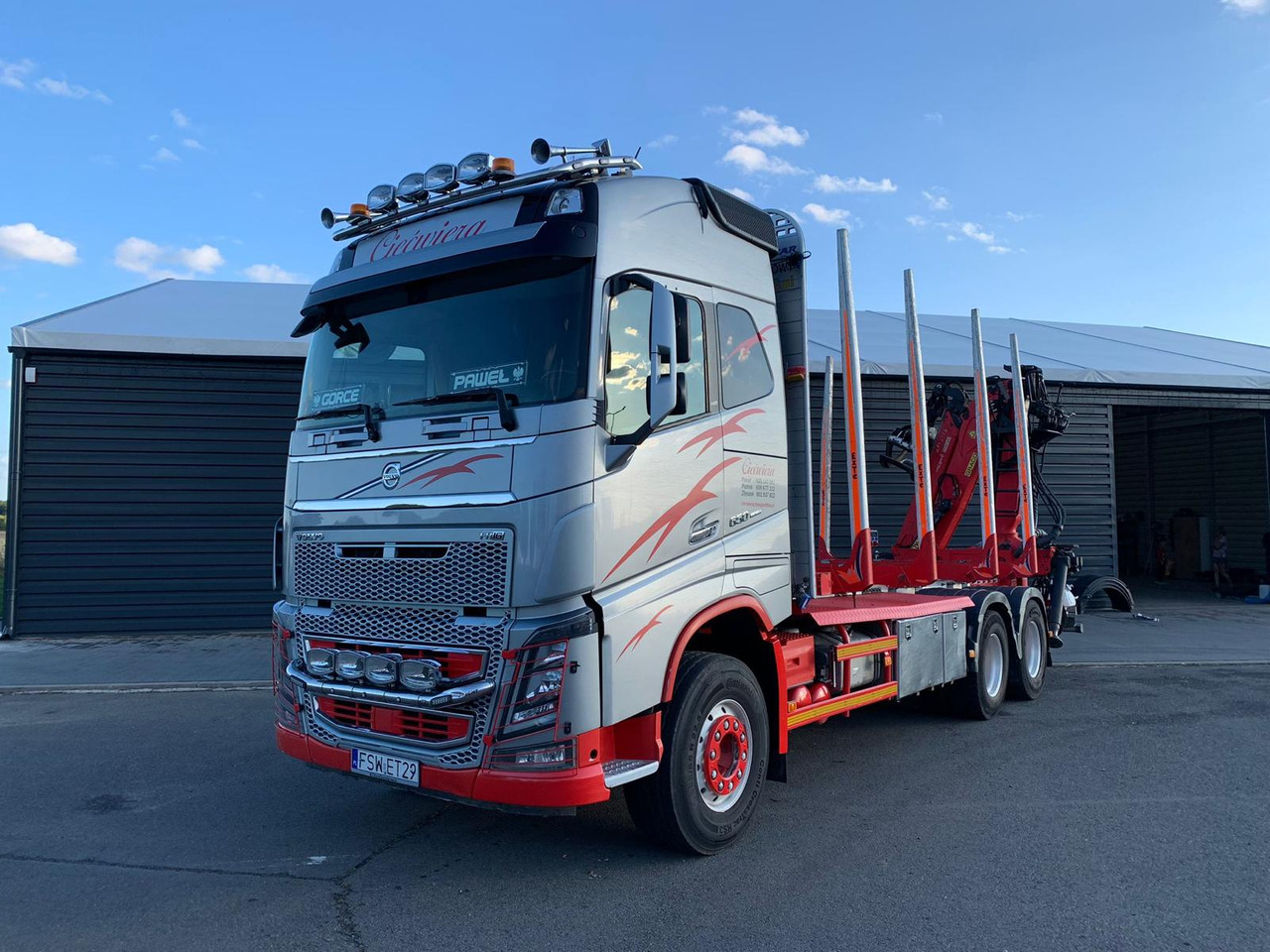 Logging truck VOLVO FH16 650: picture 8