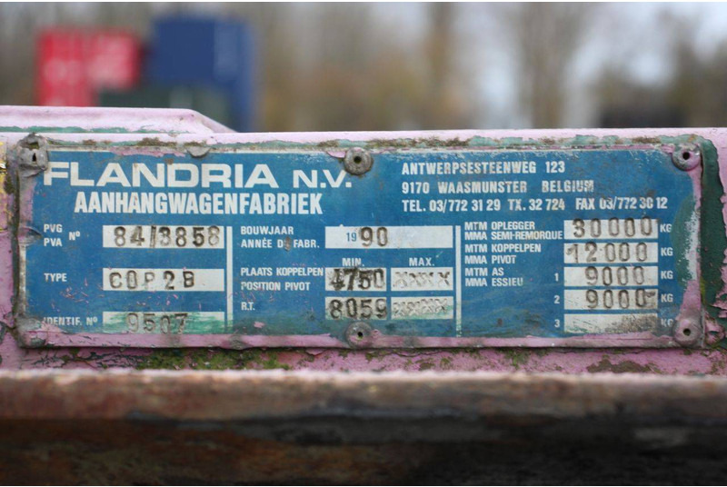Chassis semi-trailer Flandria: picture 9