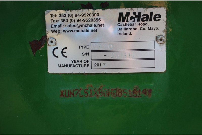 Wood chipper McHale C460: picture 18