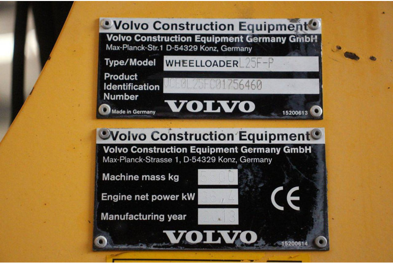 Wheel loader Volvo L25F-P: picture 17