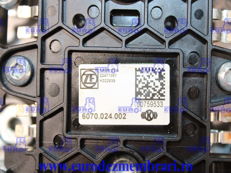 BLOC SUPAPE SELECTOR VITEZE TRAXON MAN TGX TG3 81.32550.6021, 81.32550.6018, 6070024002, K022839 - Gearbox and parts for Truck: picture 3 BLOC SUPAPE SELECTOR VITEZE TRAXON MAN TGX TG3 81.32550.6021, 81.32550.6018, 6070024002, K022839 - Gearbox and parts for Truck: picture 3