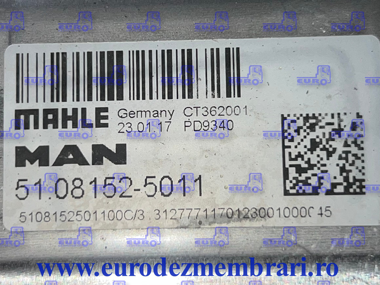 EGR MAN TGX D3876 51.08152.5011 - EGR cooler for Truck: picture 3 EGR MAN TGX D3876 51.08152.5011 - EGR cooler for Truck: picture 3