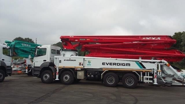 New Concrete pump truck Mercedes-Benz New Everdigm ECP 42 CX 5 ECP 42 CX5 on chassis: picture 9