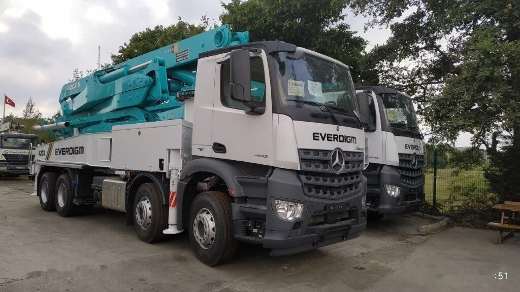 New Concrete pump truck Mercedes-Benz New Everdigm ECP 42 CX 5 ECP 42 CX5 on chassis: picture 7