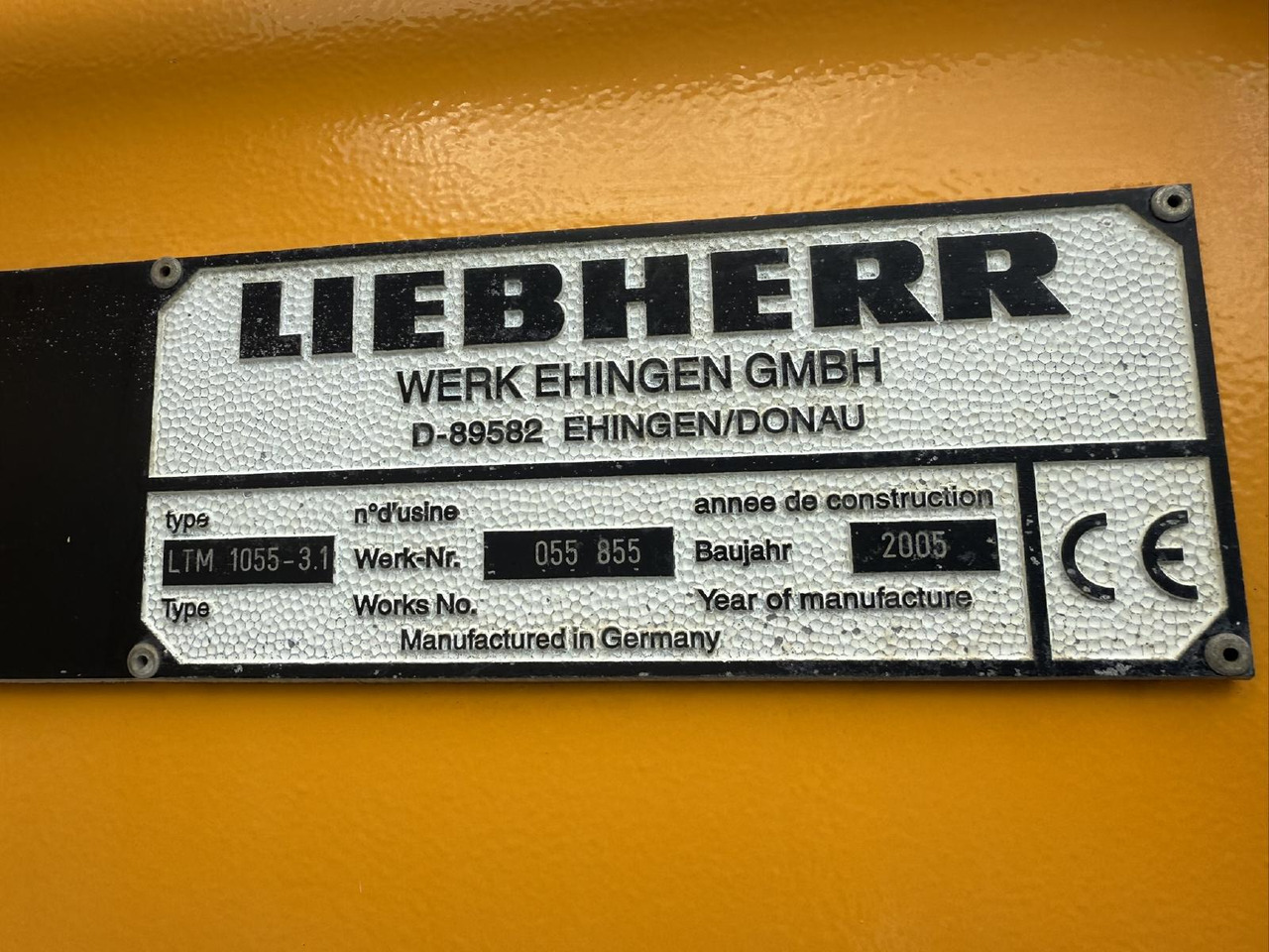 Mobile crane Liebherr LTM 1055-3.1 (05 - 055 855) | 6 x 6: picture 9