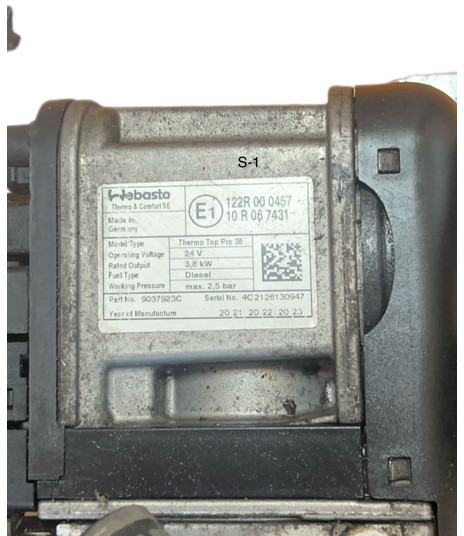 Iveco S-WAY - Heating/ Ventilation: picture 5 Iveco S-WAY - Heating/ Ventilation: picture 5