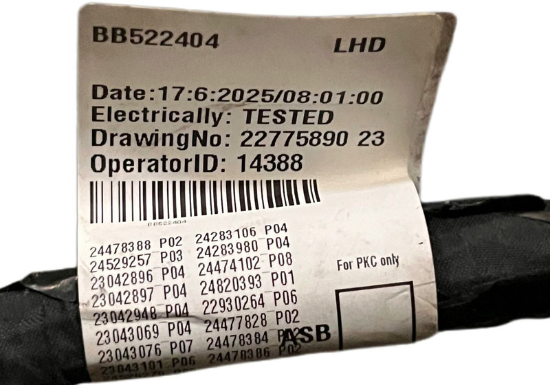 Volvo FH5/Aero - Cables/ Wire harness: picture 3 Volvo FH5/Aero - Cables/ Wire harness: picture 3