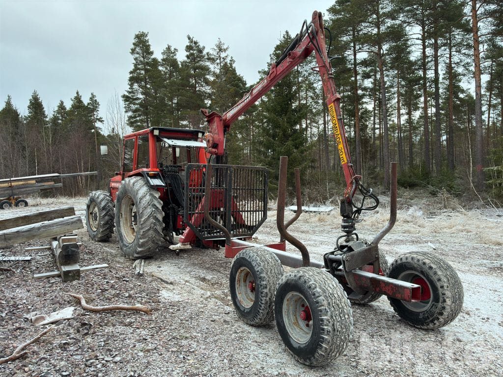 BM VOLVO VALMET 905-4 med skogsvagn - Farm tractor: picture 5 BM VOLVO VALMET 905-4 med skogsvagn - Farm tractor: picture 5