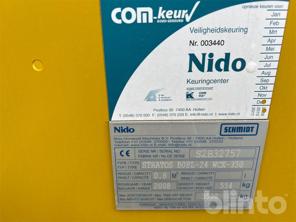NIDO/Schmidt STRATOS B08L-24 WCX-350 (2008) - Sand/ Salt spreader: picture 5 NIDO/Schmidt STRATOS B08L-24 WCX-350 (2008) - Sand/ Salt spreader: picture 5