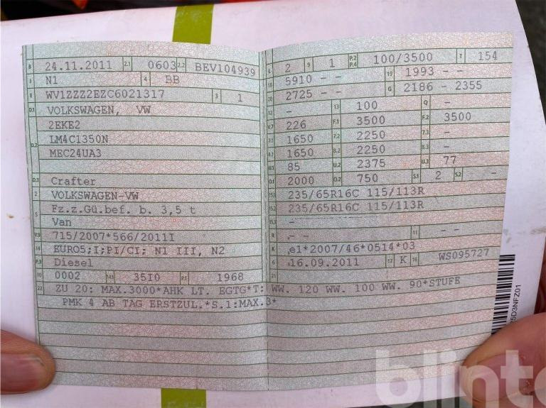 Panel van Volkswagen Crafter (2011): picture 7