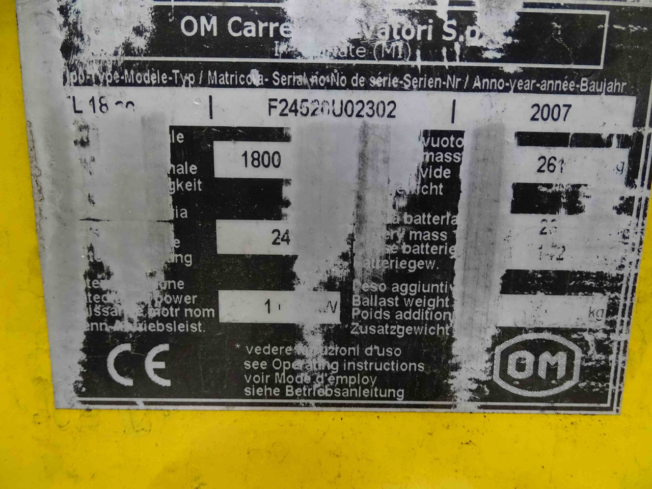 Om CL18 - Stacker: picture 5 Om CL18 - Stacker: picture 5