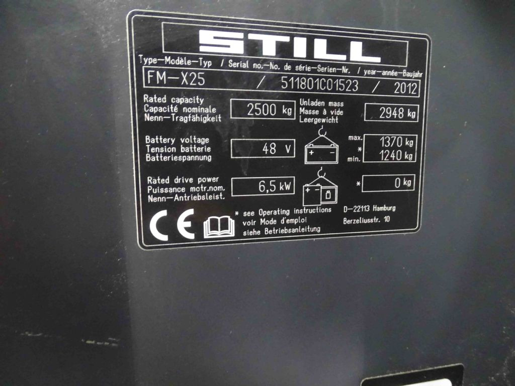 Still FM-X25/BATT.NEU - Reach truck: picture 5 Still FM-X25/BATT.NEU - Reach truck: picture 5