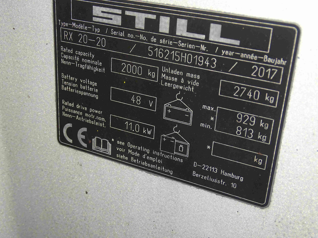 Still RX20-20 - Electric forklift: picture 5 Still RX20-20 - Electric forklift: picture 5