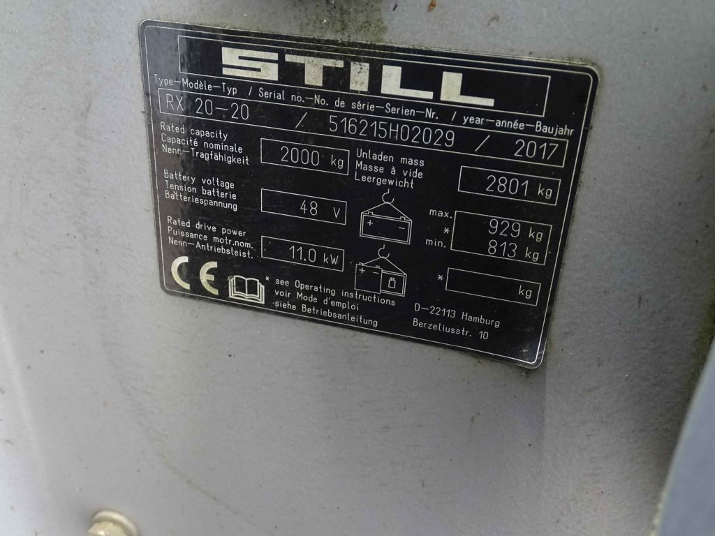Still RX20-20 - Electric forklift: picture 5 Still RX20-20 - Electric forklift: picture 5