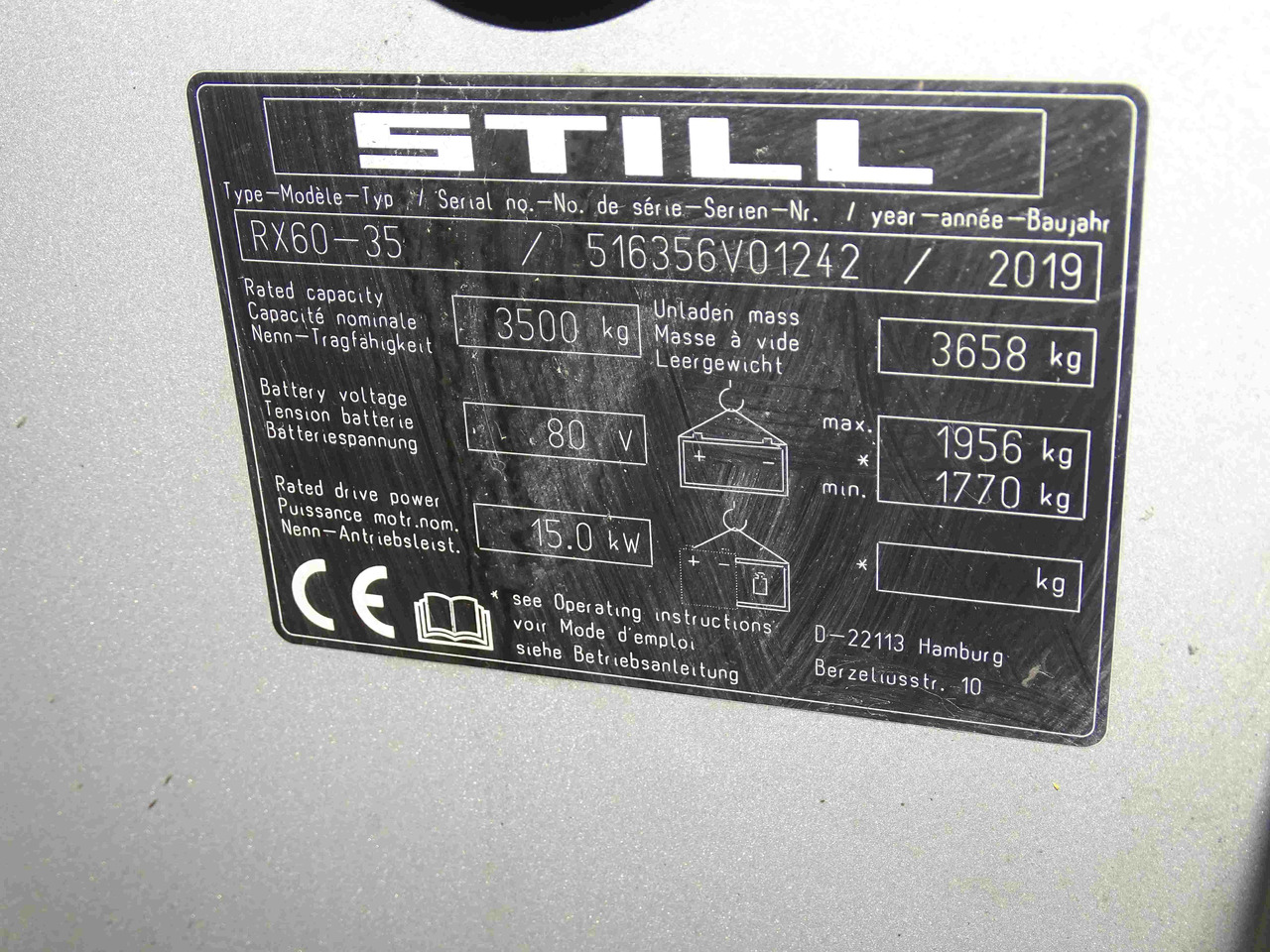 Electric forklift Still RX60-35/BATT.NEU: picture 9 Electric forklift Still RX60-35/BATT.NEU: picture 9