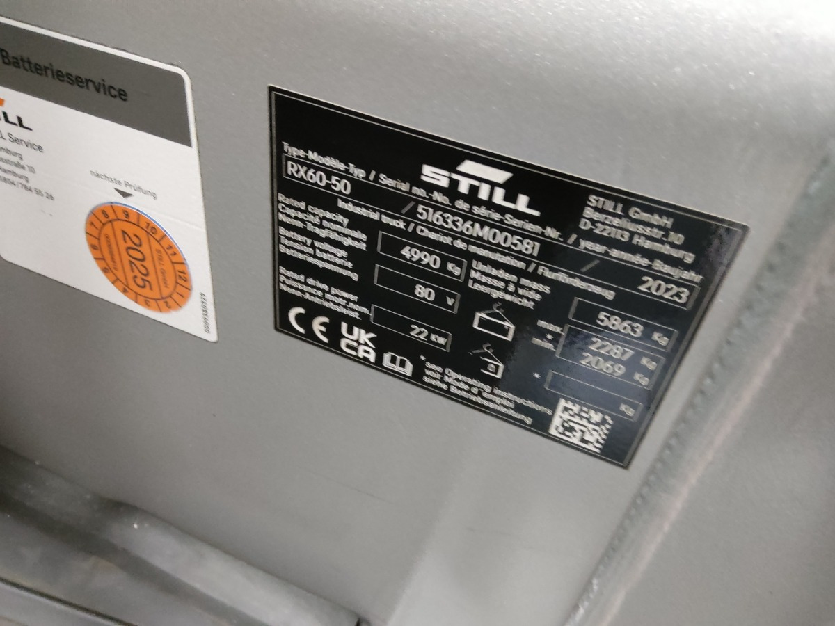 Still RX60-50 - Electric forklift: picture 5 Still RX60-50 - Electric forklift: picture 5