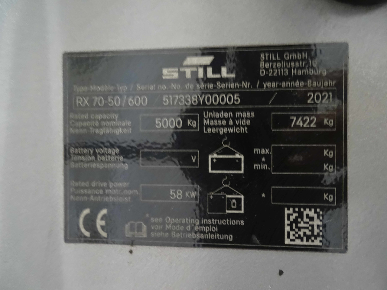 Still RX70-50T/600 - LPG forklift: picture 5 Still RX70-50T/600 - LPG forklift: picture 5