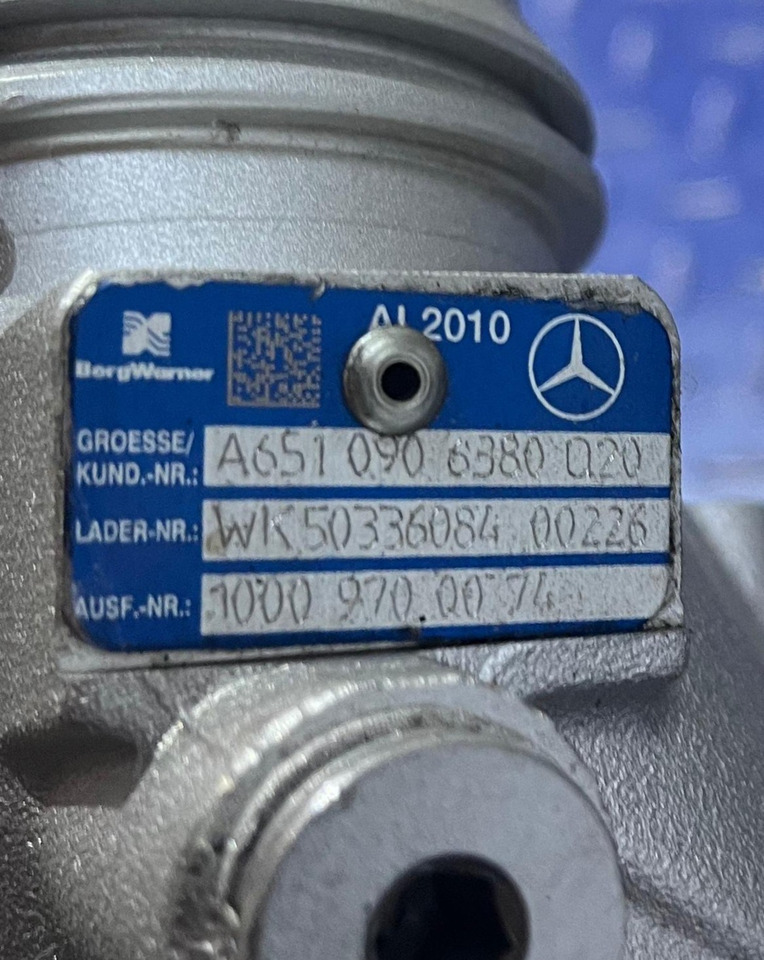 Turbo Mercedes Sprinter 216/316/416/516 CDI BiTurbo Euro 5 - Engine and parts for Car: picture 5 Turbo Mercedes Sprinter 216/316/416/516 CDI BiTurbo Euro 5 - Engine and parts for Car: picture 5
